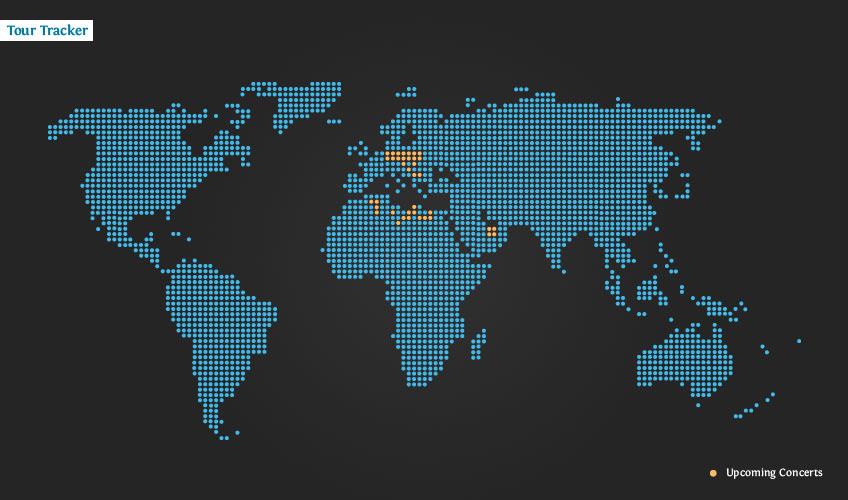 Marcel Khalife Tour Map